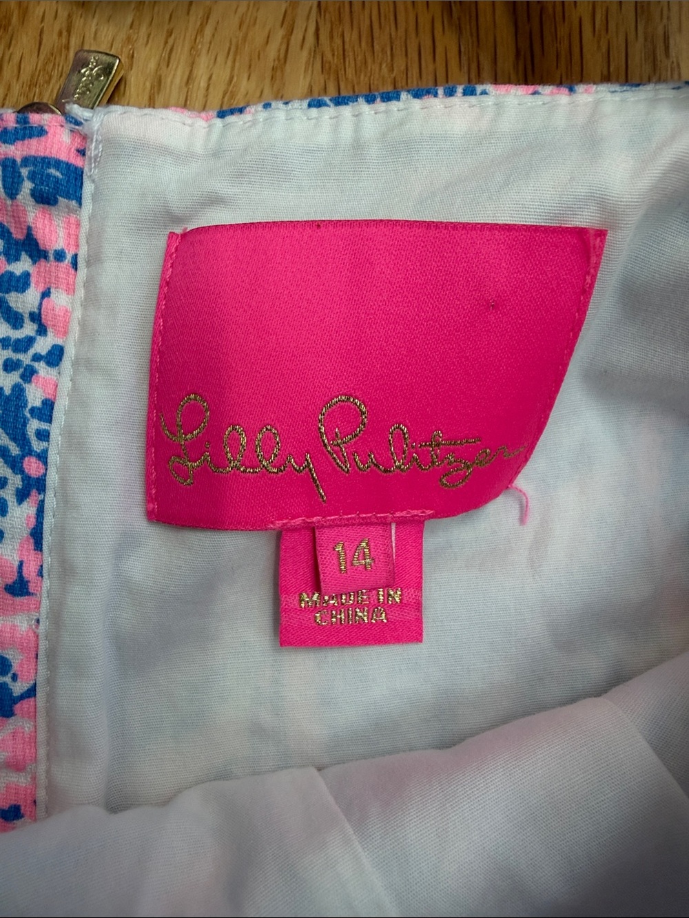 Lilly Pulitzer Shelli dress in Later Gator size 14 - Picture 2 of 5